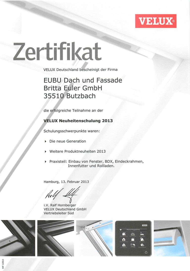 Velux Dachfenster - EUBU