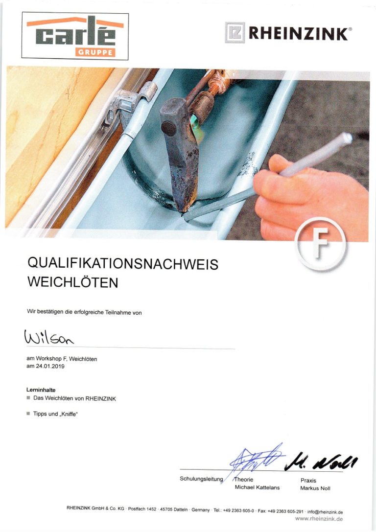 Weichlöt Lehrgang W. Goik Zensiert - EUBU