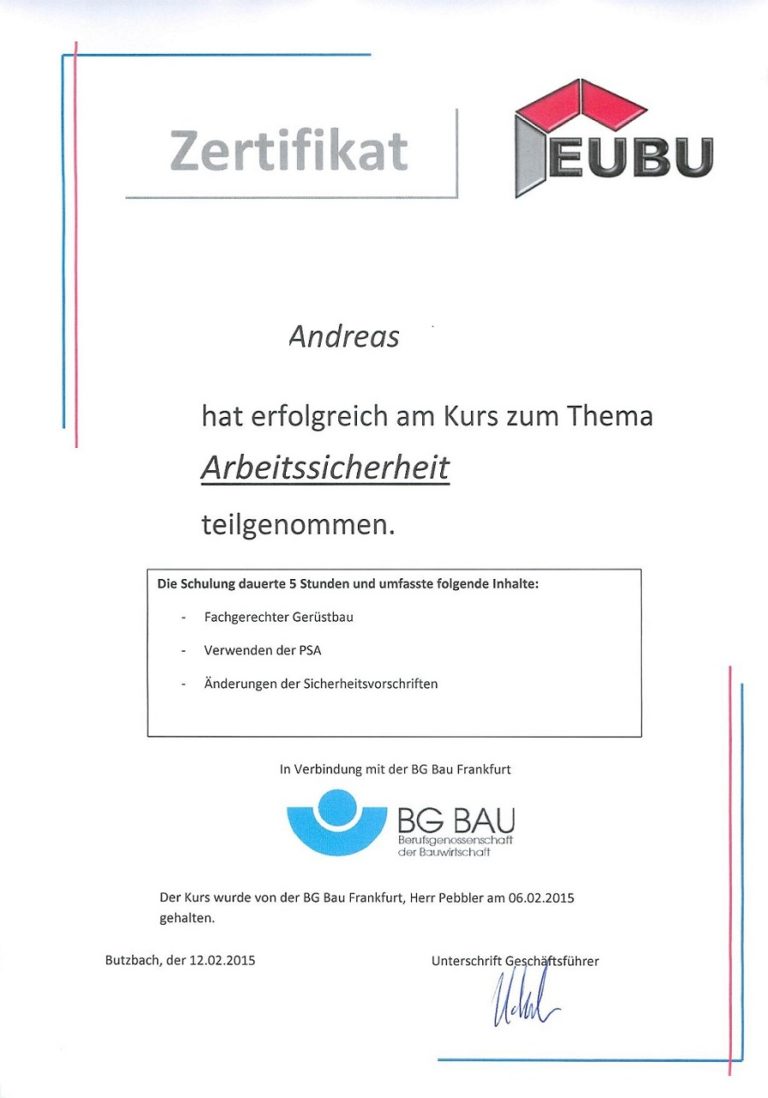 Zertifikat Bg Bau Page 007andreas - EUBU